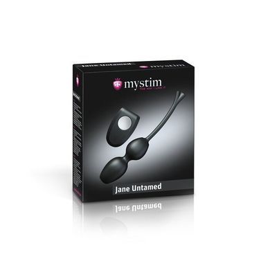 Вагинальные шарики с вибрацией и пультом ДУ Mystim Jane Untamed Vibe - фото