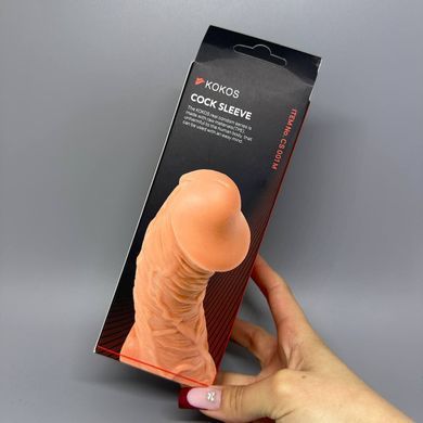 Насадка на пеніс з отвором для мошонки Kokos Cock Sleeve CS 001-M (пом'ята упаковка) - фото