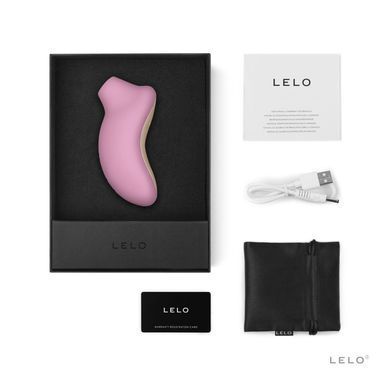 LELO SONA Pink - вакуумно-звуковой стимулятор клитора розовый - фото