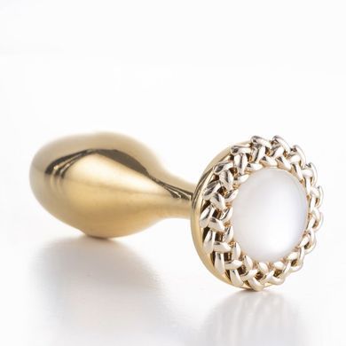 Анальна пробка (2,6 см) LOCKINK SEVANDA Pearl Rose-shape Anal Plug - фото