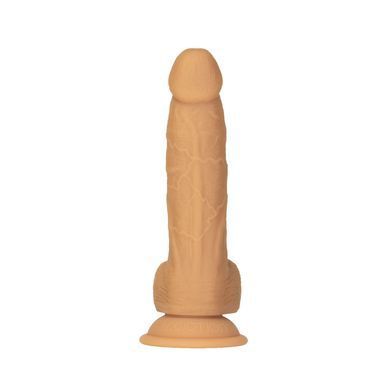 Фалоімітатор ADDICTION Naked 8" Dual Density Silicone Dildo Caramel 20,3 см - фото