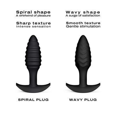 Анальий плаг Dorcel WAVY PLUG 3 см - фото
