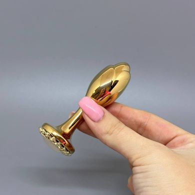 Анальна пробка (2,6 см) LOCKINK SEVANDA Pearl Rose-shape Anal Plug - фото