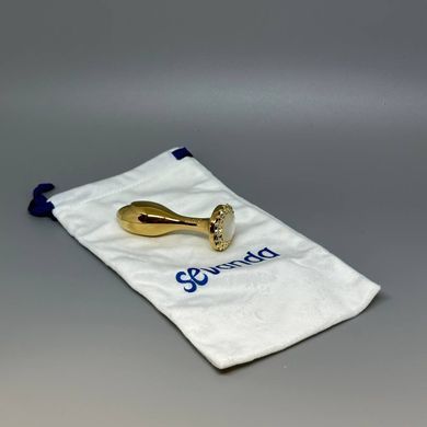 Анальна пробка (2,6 см) LOCKINK SEVANDA Pearl Rose-shape Anal Plug - фото