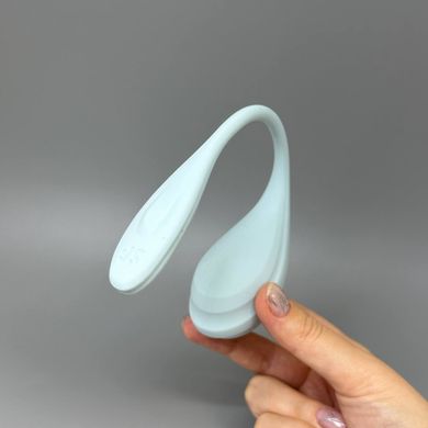 Виброяйцо Satisfyer Smooth Petal Connect App Light Blue - фото