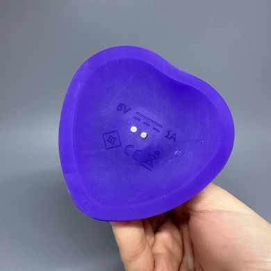 Дилдо с подсветкой Strap-On-Me Glow-LED Dildo Purple M (длина 18 см; диаметр 3,3 см) - фото