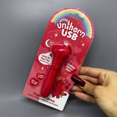 Минивибратор-единорожка Unihorn USB Bullet Cupid's Beau - фото
