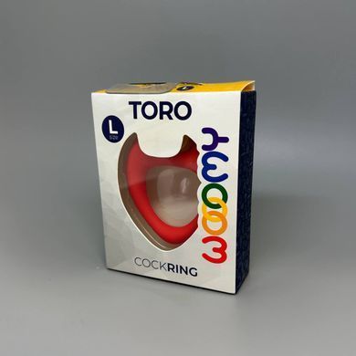 Ерекційне кільце Wooomy Toro L Red - фото