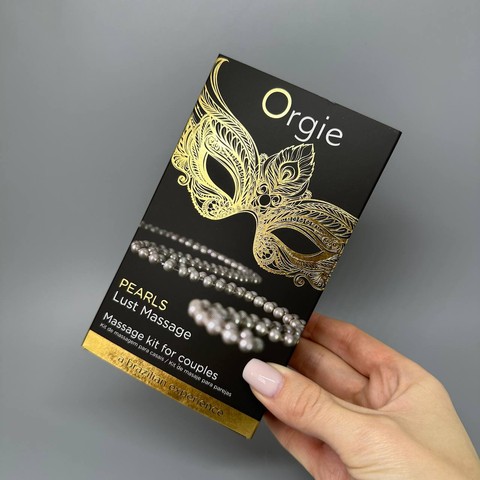 Набір для перлинного масажу Orgie PEARLS LUST MASSAGE SET