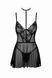 Сорочка и трусики Noir Handmade Kissable First Kiss Babydoll black S/M