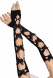 Мітенки метелики Leg Avenue Butterfly applique arm warmers Black