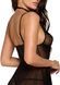 Сорочка и трусики Noir Handmade Kissable First Kiss Babydoll black S/M