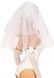 Фата невесты Leg Avenue Tiered bridal veil O/S белая