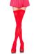Чулки непрозрачные Leg Avenue Opaque Nylon Thigh Highs OS Red - фото товара