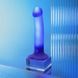 Дилдо с подсветкой Strap-On-Me Glow-LED Dildo Purple M (длина 18 см; диаметр 3,3 см) - фото товара