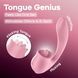 Вагінально-кліторальний вібратор із язичком Satisfyer Tongue Genius - фото товару