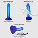 Дилдо с подсветкой Strap-On-Me Glow-LED Dildo Purple M (длина 18 см; диаметр 3,3 см) - фото товара