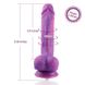 Фалоімітатор для секс-машин Hismith 8.2″ Purple Silicone Dildo Vibe