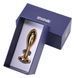 Анальна пробка (2,6 см) LOCKINK SEVANDA Pearl Rose-shape Anal Plug - фото товару