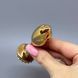 Анальна пробка (2,6 см) LOCKINK SEVANDA Pearl Rose-shape Anal Plug - фото товару
