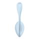 Виброяйцо Satisfyer Smooth Petal Connect App Light Blue - фото товара