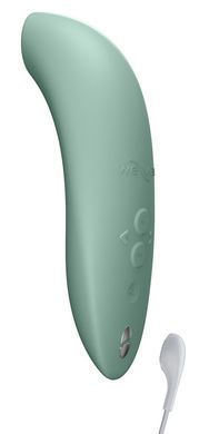 We-Vibe Melt 2 Sage - вакуумный смарт-стимулятор клитора мятный (разводы на упаковке) - фото