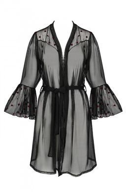 Еротичний пеньюар Passion LOVELIA PEIGNOIR black S/M