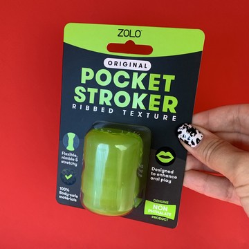 Наскрізний мастурбатор для мінету 2 в 1 Zolo Original Pocket Stroker - фото