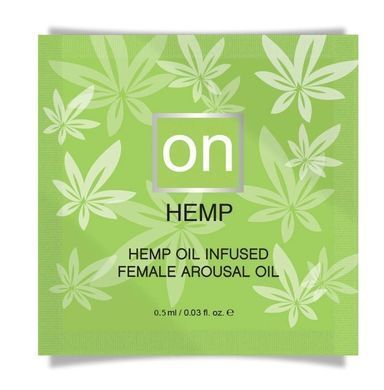 Саше возбуждающее масло Sensuva ON for Her Hemp Infused Arousal Oil (0,5мл)