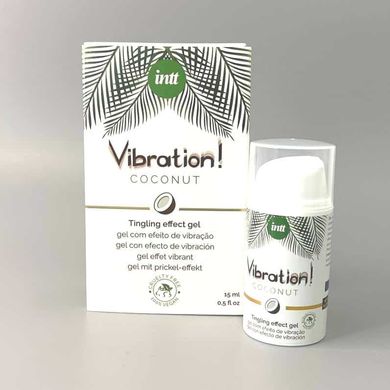 Intt Vibration Coconut Vegan жидкий вибратор (15 мл) (без упаковки) - фото