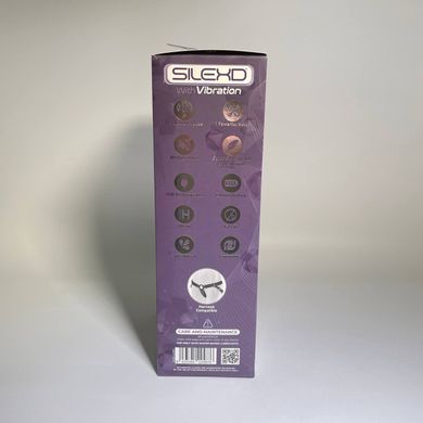Вибратор-фаллоимитатор SilexD Vetus Vibro Flesh 20 см (мятая упаковка) - фото