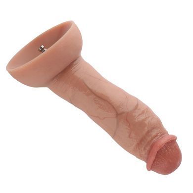 Фаллоимитатор для секс-машин Hismith Hyper Realistic Silicone Dildo, Телесный