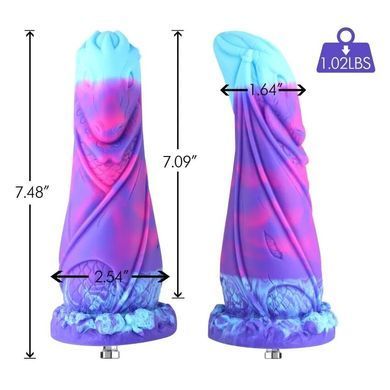 Фаллоимитатор для секс-машин Hismith 7.48" Silicone Dildo HSA139 Monster Series, Фиолетовый
