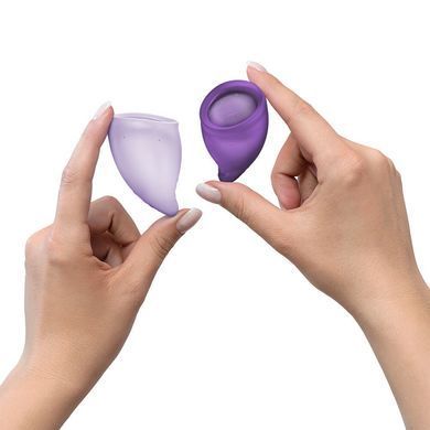 Набор менструальных чаш Fun Factory FUN CUP EXPLORE KIT Multicolored Violet (размер А + B) фиолетовый - фото