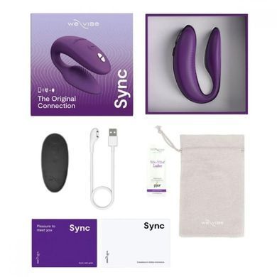 We Vibe Sync 2 Purple - смарт-вибратор для пар фиолетовый - фото