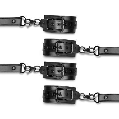 Крестовина БДСМ Bedroom Fantasies Hogtie Cuffs Set 4-Way Restrant Set - фото