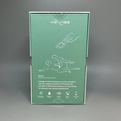 We-Vibe Melt 2 Sage - вакуумный смарт-стимулятор клитора мятный (разводы на упаковке) - фото