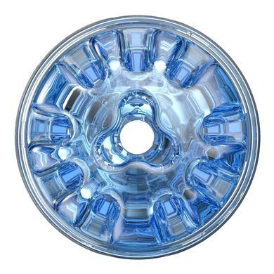 Сквозной мастурбатор для минета Fleshlight Quickshot Turbo Blue Ice - фото