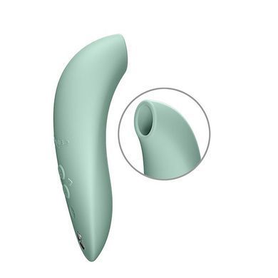 We-Vibe Melt 2 Sage - вакуумный смарт-стимулятор клитора мятный (разводы на упаковке) - фото