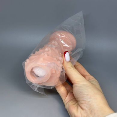 Насадка на член с отверстием для мошонки Kokos Cock Sleeve CS 009-L - фото