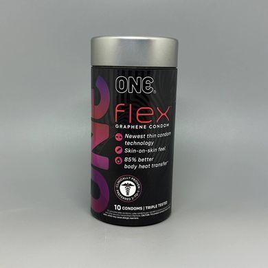 Презервативы ультратонкие с графеном ONE Flex Graphene Condom 10 шт - фото