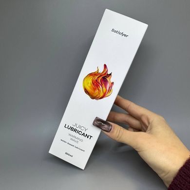Лубрикант зігріваючий Satisfyer Juicy Lubricant Warm Wave water based 300 мл - фото