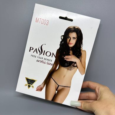 Трусики микро стринги Passion MT003 black