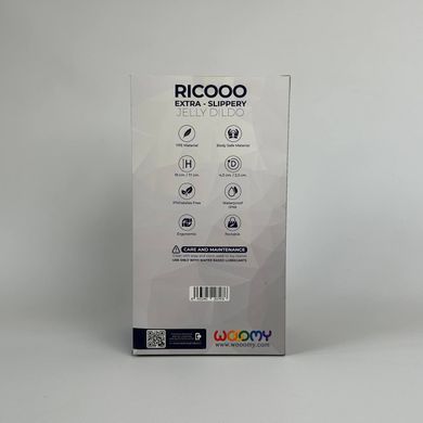 Двойной фаллоимитатор Wooomy Ricooo (17 см и 19 см) - фото