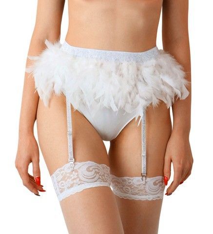 Пояс&nbsp;для&nbsp;чулок Art of Sex Sweet Ange XS-2XL белый - фото