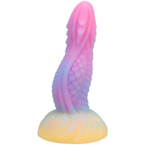 Фалоімітатор Doc Johnson Vac-U-Lock x Fantasy Fuckers Dragon's Tongue 18,4 см - фото
