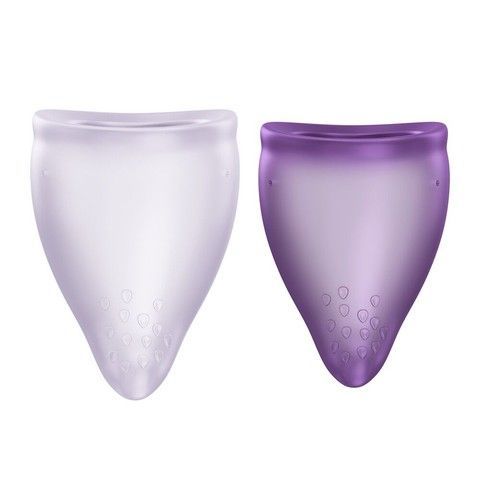 Набір менструальних чаш Fun Factory FUN CUP EXPLORE KIT Multicolored Violet (розмір А + B) фіолетовий - фото