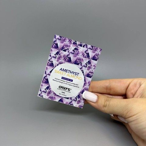 Саше Массажное масло EXSENS Amethyst Sweet Almond сладкий миндаль (3 мл)