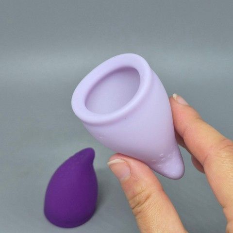 Набор менструальных чаш Fun Factory FUN CUP EXPLORE KIT Multicolored Violet (размер А + B) фиолетовый - фото