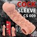 Насадка на член с отверстием для мошонки Kokos Cock Sleeve CS 009-L - фото товара